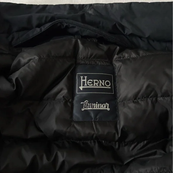 Herno Men's Navy Blue Trench Coat - Picture 2 of 6